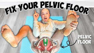 3 LIFE CHANGING Stretches For Your Pelvic Floor step by step guide [upl. by Celestyn]