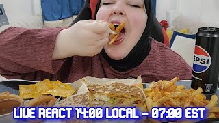 BodyBuilder Reacts LIVE  Foodie Beautys Obscene Taco Bell Mukbang [upl. by Nus]