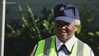 Norfolks longestrunning school crossing guard retires after more than 50 years [upl. by Wennerholn]