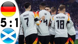 Germany vs Scotland 51 Extended Highlights amp Goals Euro 2024 Musiala  Wertz  Havertz [upl. by Armin]