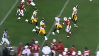 Super Bowl XLIII  James Harrison 100 yard interception return good quality [upl. by Runck15]