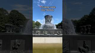 📍Frogner park Oslo Norway… travel nature norway oslo fountain [upl. by Alleyne]