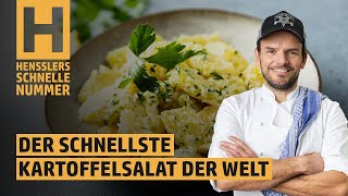 Schnelles Der schnellste Kartoffelsalat der Welt Rezept von Steffen Henssler [upl. by Reggis]