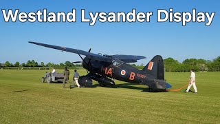 Westland Lysander display [upl. by Yllus]