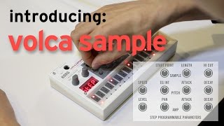 Introducing KORG volca sample [upl. by Gnidleif624]