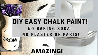 How to Make Chalk Paint Cheap and Easy DIY CHALK PAINT  How to Make the Best Chalk PaintNontoxic [upl. by Novonod]