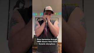 Blues Harmonica through Electro Voice 635A Microphone [upl. by Anwadal]