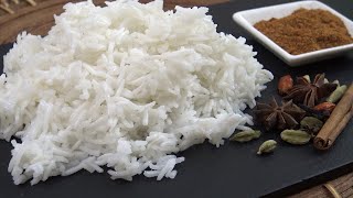 Cómo hacer ARROZ BASMATI suelto y PERFECTO [upl. by Aryam]