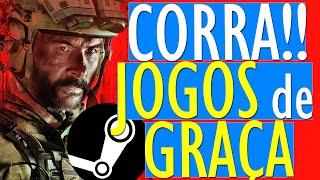 OPA JOGOS PAGOS estão de GRAÇA na STEAM JOGOS GRÁTIS do PRIME GAMING e CALL OF DUTY GRÁTIS no PC [upl. by Layla]