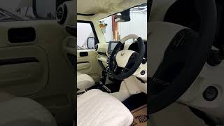 Thar luxury white interior 🤍 Pegasus Premium [upl. by Anovahs]