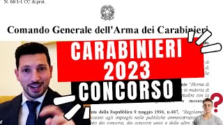 Concorso carabinieri 2023 [upl. by Eirrahs]