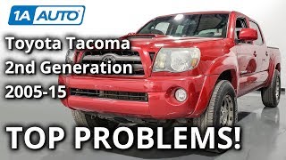 Top 5 Problems Toyota Tacoma Truck 2nd Generation 200515 [upl. by Hnacogn678]