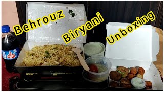 Behrouz Biryani Unboxing amp Review  Behrouz Chiken Biryani  Royal Biryani  Famous Biryani In India [upl. by Corri]