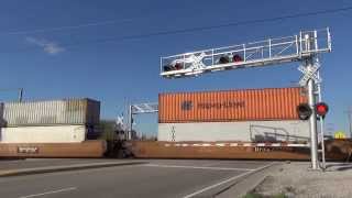 Railroad crossings of the Midwest part 2 [upl. by Ahsekad]