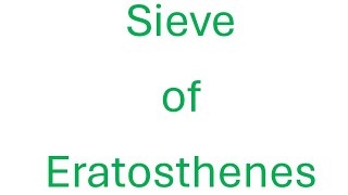 Apply Sieve of Eratosthenes method to identify prime numbers from 1 to 36 [upl. by Naahs]