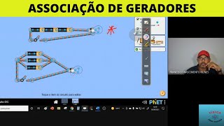 🧯 SIMULADOR PHET Associação de Geradores  Resolução de Exercícios Prof CHICÃO [upl. by Eniamret]