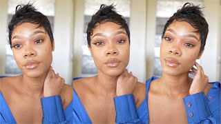 How To Get The Halle Berry Pixie Cut HairStyle  Diamond ThaModel [upl. by Budding]