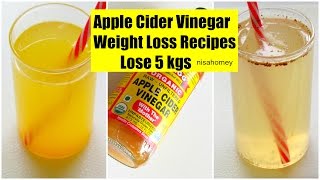 Apple Cider Vinegar For Weight Loss  Lose 5 kgs  Fat Cutter Morning Routine Drink Recipe [upl. by Ffoeg]