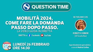 Mobilità docenti 202425 le indicazioni sulla compilazione dellistanza [upl. by Naitsirhk409]