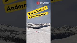 Andermatt Gemsstock’s Opening Weekend Epic Slopes Await [upl. by Erdnua]