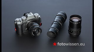 Billige Objektive für Fujifilm XSystem Kameras  preiswerte Alternativen mit M42 und Canon EF [upl. by Jenelle]