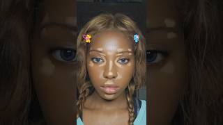 Douyin makeup on brown skin🟤🟣makeuptutorial makeup makeuptips douyinmakeup [upl. by Wilmer]