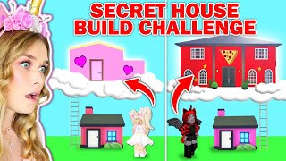 SECRET House Build Challenge SANNA vs MOODY In Adopt Me Roblox [upl. by Sidky]