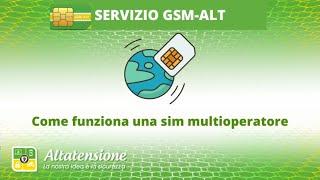 SIM PER ANTIFURTO Come funziona una sim multioperatore [upl. by Akemaj505]