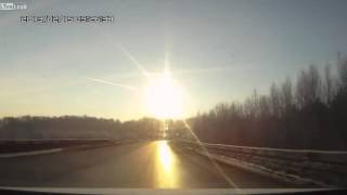 Chelyabinsk meteor  4 audio sources [upl. by Jac]