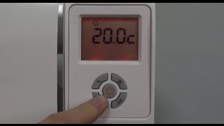 How to Program Your Electric Radiator Cointra Apolo [upl. by Wobniar]