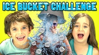 Kids React to Ice Bucket Challenge [upl. by Doley113]