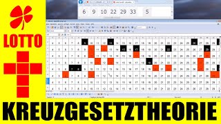 Lotto 6 aus 49  Kreuzgesetz Theorie  Teil 1 [upl. by Frasch63]