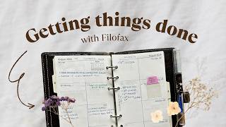 Functional planner setup using GTD in Filofax Personal Holborn [upl. by Jurkoic]