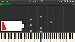 MOBILE PHONE LOW BATTERY SOUNDS IN SYNTHESIA [upl. by Caplan]