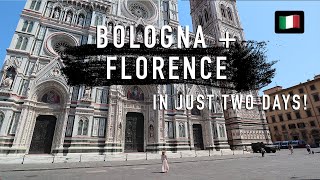 Bologna amp Florence in TWO DAYS [upl. by Aneahs438]