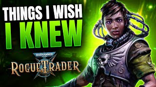 10 Things I Wish I Knew Before Playing Warhammer 40K Rogue Trader Gameplay Tips and Tricks [upl. by Larkin]