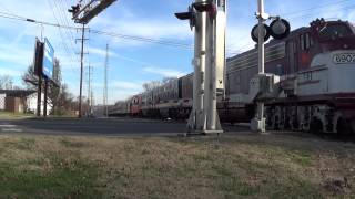 Tennessee Central Railway Museum Santa Train Return Trip [upl. by Hanahsuar885]