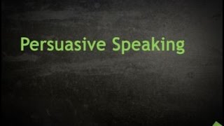 Persuasive Speaking Basics [upl. by Pooley560]