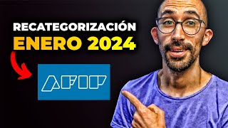 RECATEGORIZACIÓN MONOTRIBUTO paso a paso en AFIP 2024 [upl. by Christa]