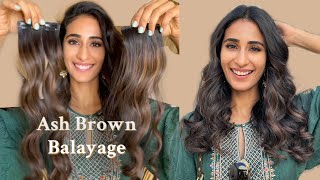 Add Colour Without Bleaching  Using Balayage Hair Extensions  Coloured Hair Extensions India [upl. by Breskin165]