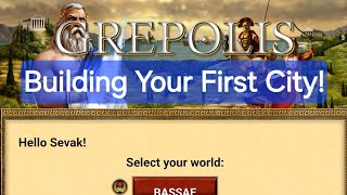 Grepolis Strategy How to Build Your First City [upl. by Gnet159]