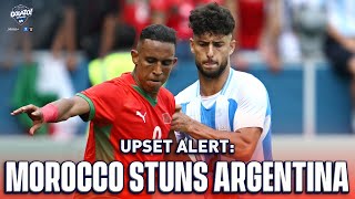 Breaking News Morocco Upset Argentina At The Summer Olympics  CBS Sports Golazo [upl. by Raffaj374]