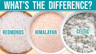 WHICH SALT IS BEST Redmonds Salt vs Himalayan Pink Salt vs Celtic Sea Salt [upl. by Jala609]