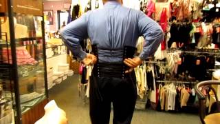 How to Put on a Corset Yourself [upl. by Rahs]