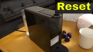 How To Reset Nespresso Essenza Mini Coffee MachineEasy Tutorial [upl. by Whale428]