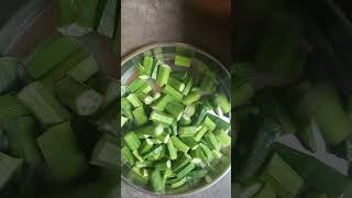 ladyfingers  special recipe video foods atoz shortsvideo [upl. by Mari]