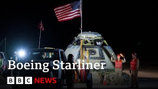 Boeing Starliner returns to earth without astronauts  BBC News [upl. by Clarise]