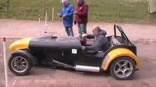 Richard Pinkney Autotesting Caterham Foxley BTRDA Round 2 2013 [upl. by Sine397]