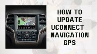 How to Install Uconnect Navigation Map Update  uconnect navigation not working [upl. by Hasheem413]