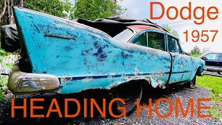 Last Dodge Crusader 1957 2 doors Heading Home Part 2 Forward Look Plodge [upl. by Ahsyia]